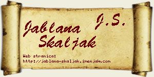 Jablana Škaljak vizit kartica